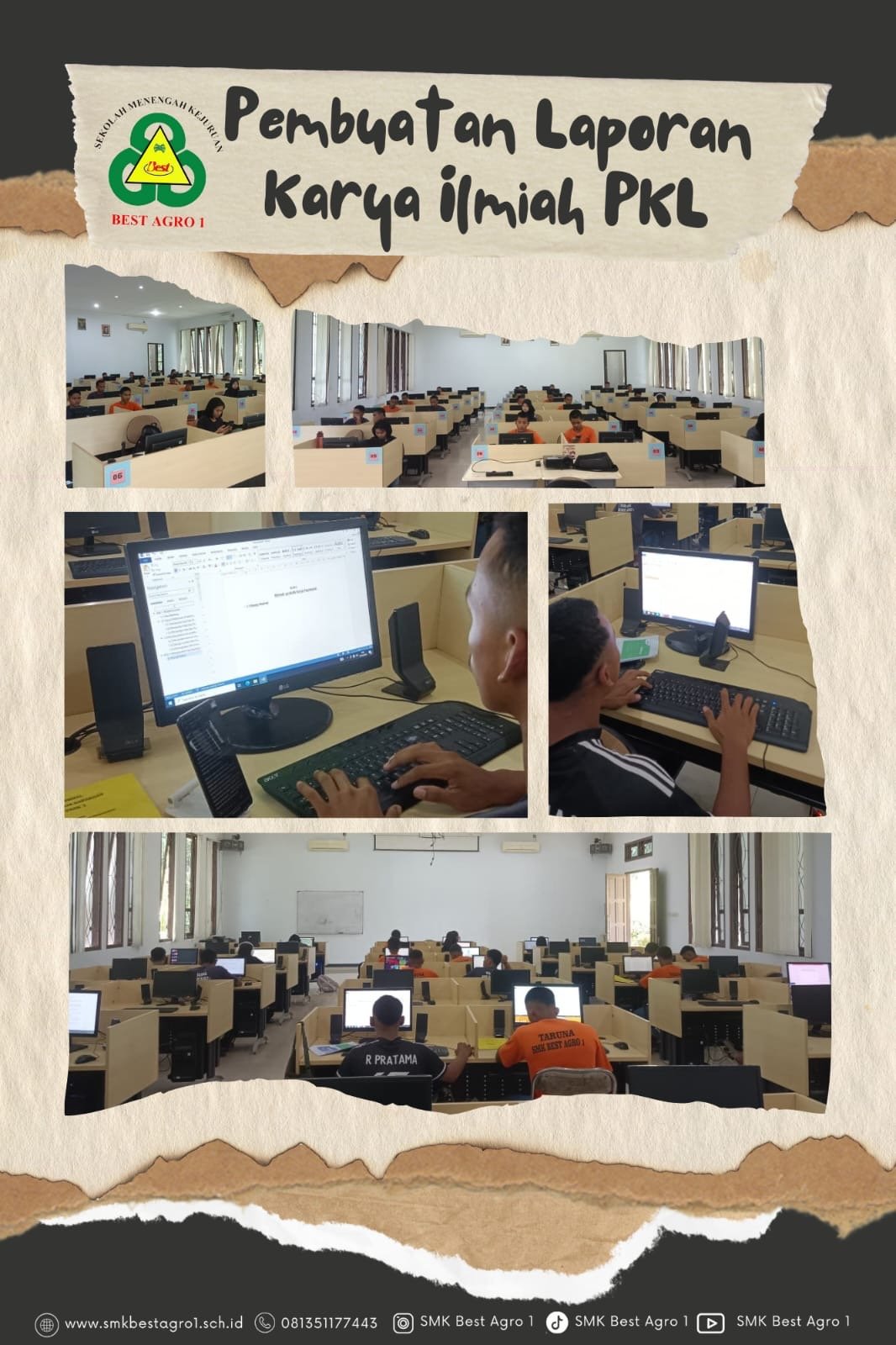 Pasca PKL di Industri, Kelas XII A12 SMK Best Agro 1 Asah Literasi Ilmiah